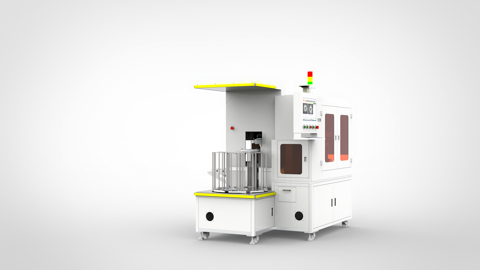 7英寸料盤(pán)自動(dòng)貼標(biāo)分揀一體機(jī)